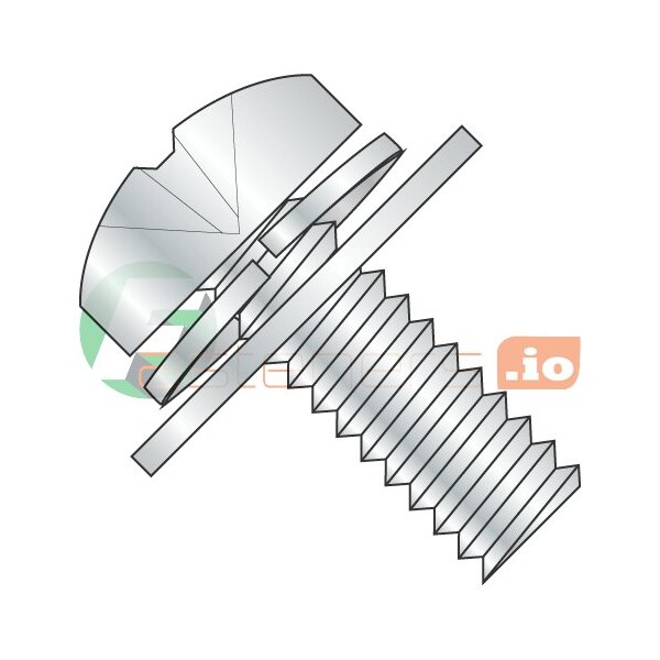 Newport Fasteners #10-32 x 1/2 in Phillips Pan Machine Screw, Zinc Plated Steel, 4000 PK 440609 - main
